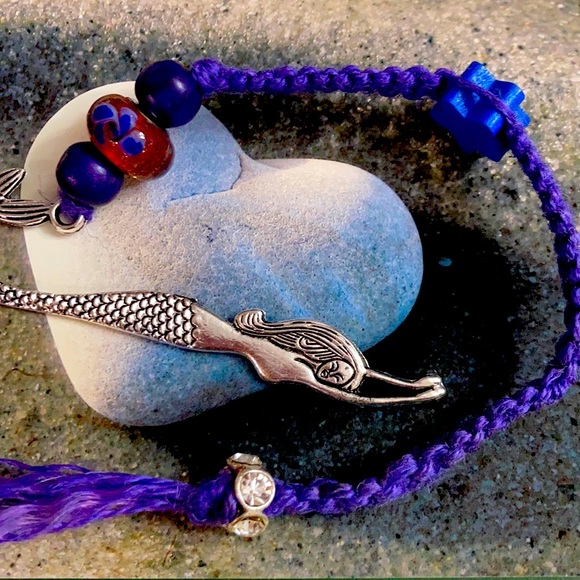 Mermaid 🧜♀️ macrame bookmarks handmade - Picture 1 of 11